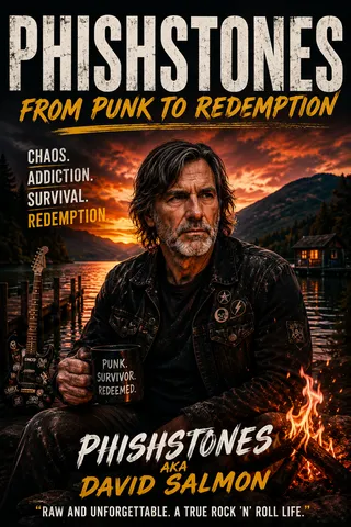 From Punk to Redemption — book cover, by PhishStones